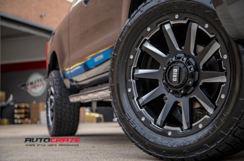 FORD RANGER GD05 MATTE BLACK MILLED ACCENTS
